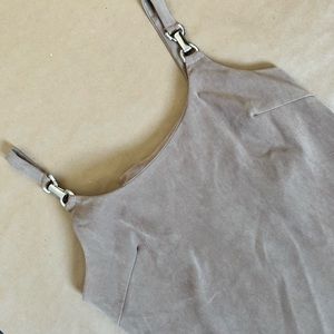 Vintage 90s La Belle tan midi dress